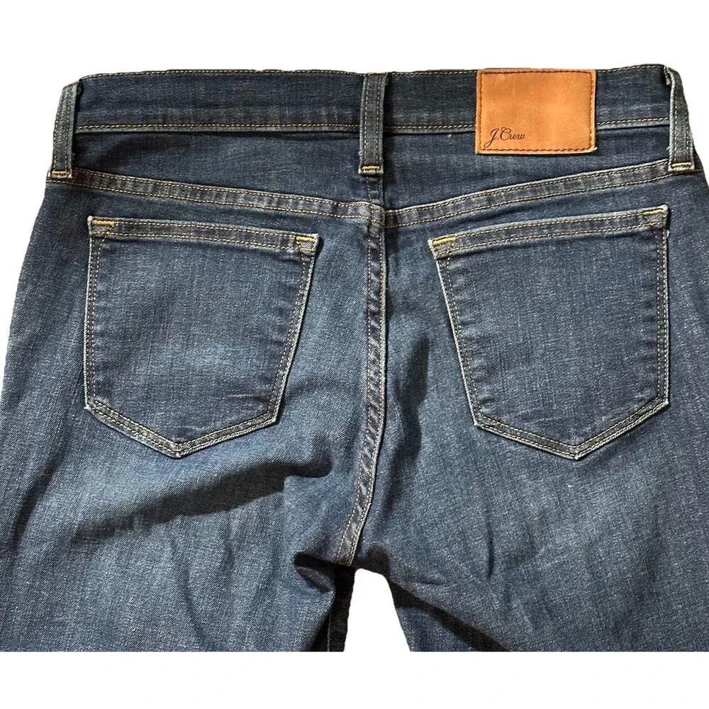 J. Crew Toothpick Jeans Women Size 6 -- 28Wx27.5L  Stretch Mid-Rise Skinny